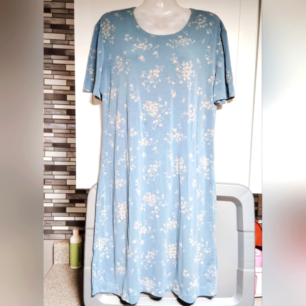 Joan Fagin New York Floral Vintage Dress Sz-L